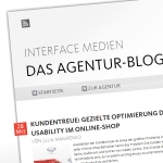 Wie kundenorientiert ist Ihre Webseite? | interface medien.